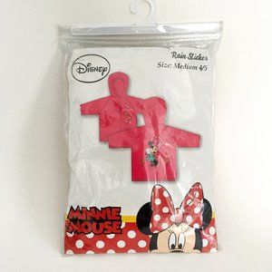 Disney Hot Pink Minnie Mouse Rain Slicker Medium 4/5 [NEW]